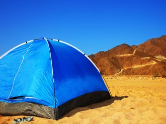 रेगिस्तान कैंपिंग
