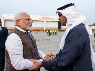 यूएई राष्ट्रपति शेख मोहम्मद भारत की कार्यात्मक यात्रा शुरू